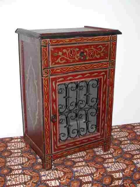 One door Red Night cabinet